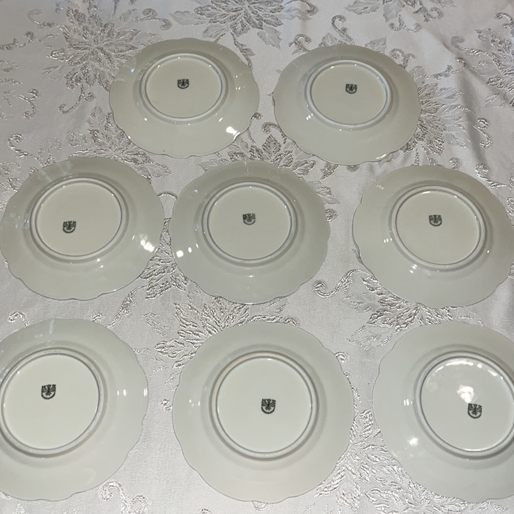 H&M tea plates Czech/ Germany Set of 8 vintage - Picture 10 of 10